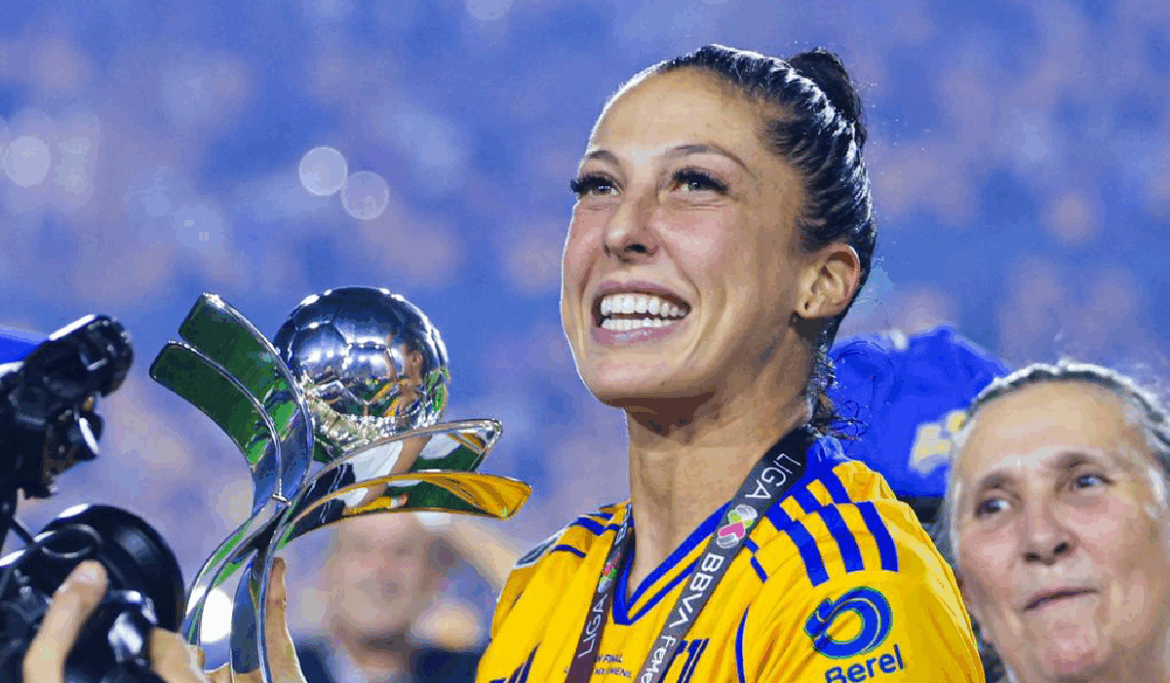Jennifer Hermoso gana su primer título de Liga MX Femenil con Tigres