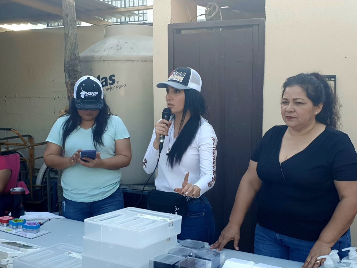 Regidora impulsa tinacos económicos ante crisis de agua en El Mante