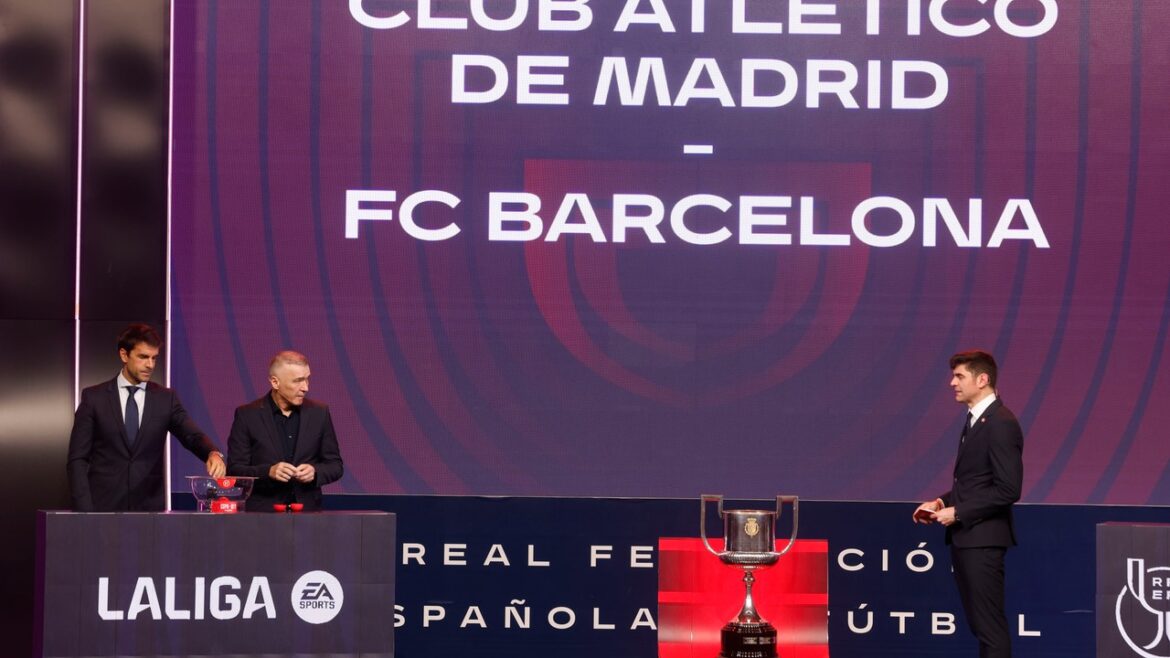 Horarios de semifinales de la Copa del Rey 2026: Atlético-Barcelona y Athletic-Real Sociedad