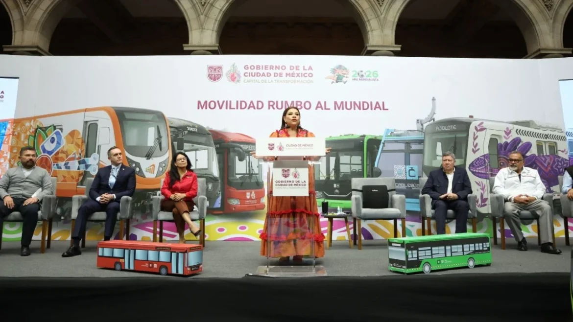 CDMX invertirá 5 mil millones en transporte rumbo al Mundial 2026