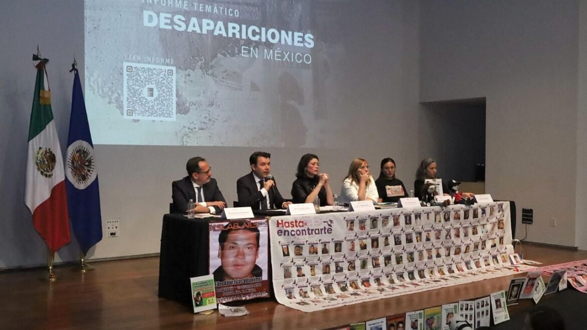 México recibe informe de la CIDH sobre desapariciones forzadas
