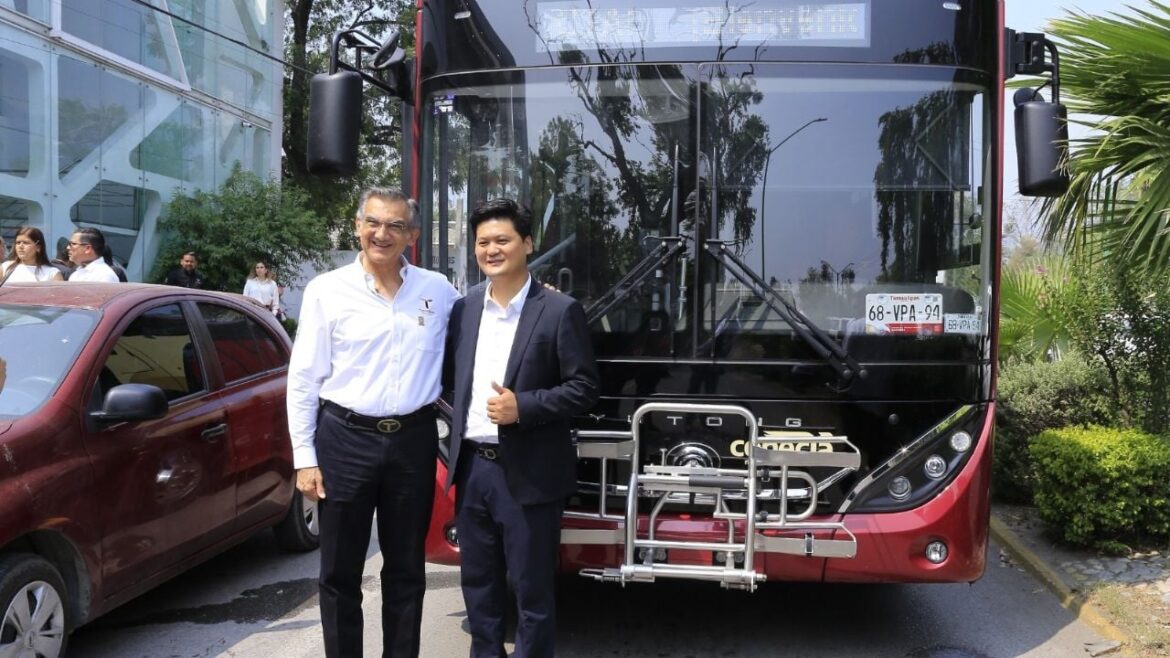 Tamaulipas lanza ruta gratuita de autobuses híbridos en Victoria