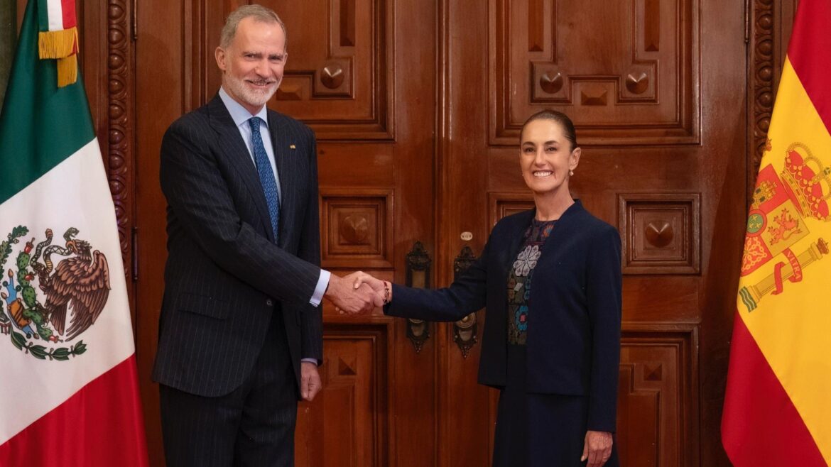 Felipe VI y Sheinbaum relanzan relación México-España