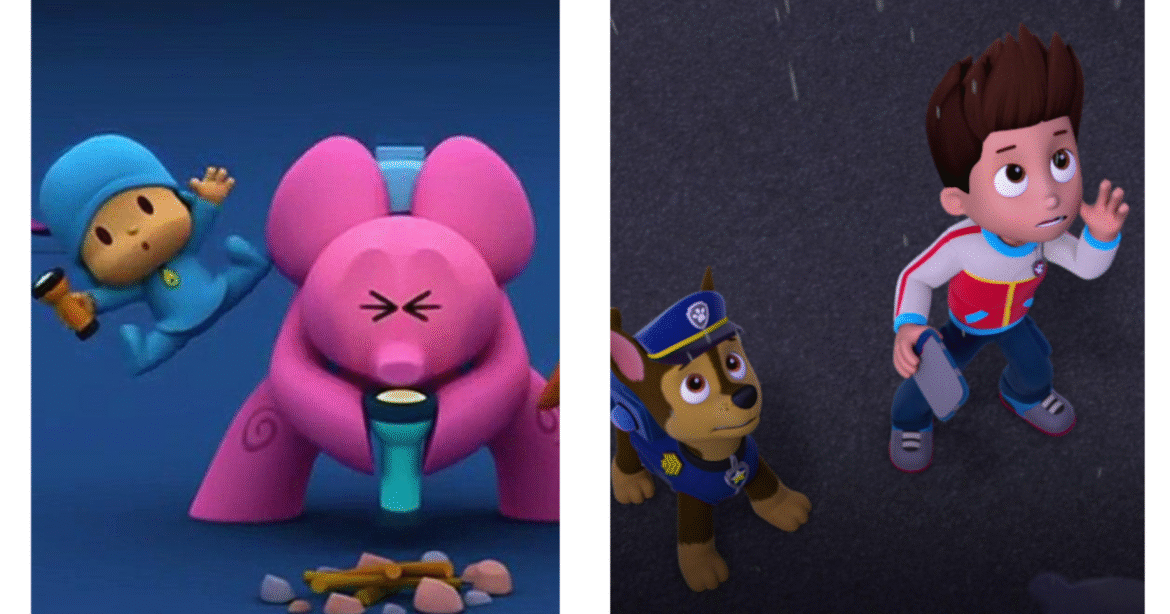 Paw Patrol y Pocoyó ayudan a niños a superar miedo a la oscuridad