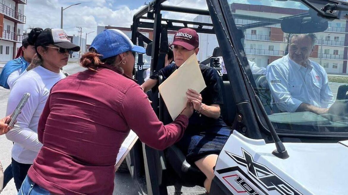 Sheinbaum enfrenta protestas por desempleo y seguridad en Tamaulipas
