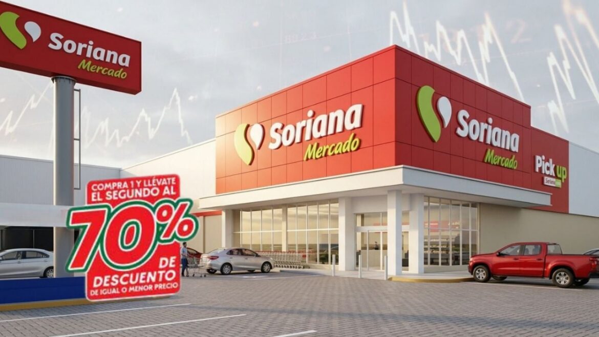 Soriana lanza 70% de descuento en segundo producto por tiempo limitado