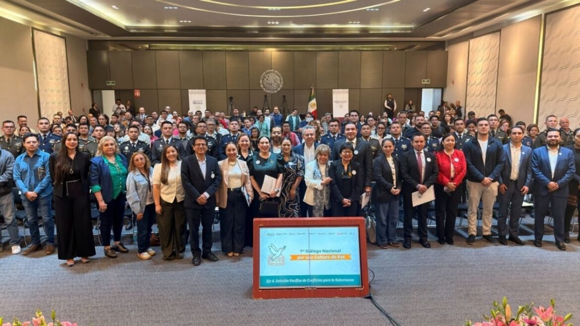 SEGOB organiza diálogo nacional para impulsar cultura de paz en México