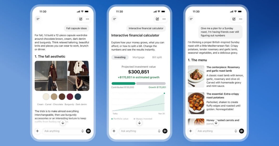 OpenAI lanza Intelligent UI: nueva interfaz visual para ChatGPT